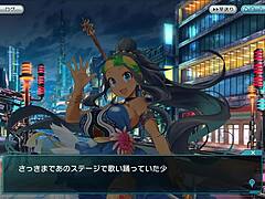 Falling Star In Strange World Anime Game.