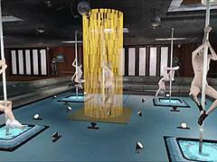 fallout 4 multi pole dance action! 🕺