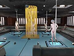 fallout 4 multi pole dance action! 🕺