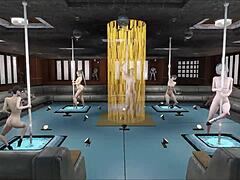 fallout 4 multi pole dance action! 🕺