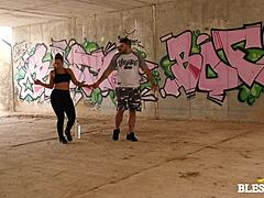 She Goes Running And I Go Running On Her Big Tits!