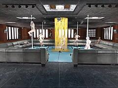 fallout 4 multi pole dance action! 🕺