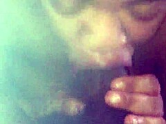 Black blowjob done so well with deepthroat