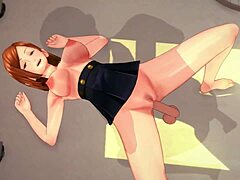 Kugisaki Nobara's intense orgasm from masturbation and sex