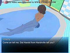 Femdom university cherry humiliates in bathroom