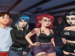 Summertime Saga: Jerk Off To Her Pussy Scene 90