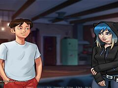 Summertime Saga: Jerk Off To Her Pussy Scene 90