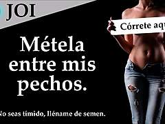 スペイン語ボイスJOIで彼女の巨乳ボイン