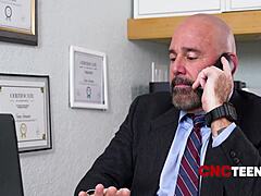Principal Calls Allie Addison During Her FREEUSE Session