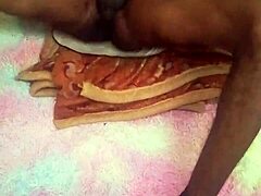 She rides on top in homemade ebony milf scene.