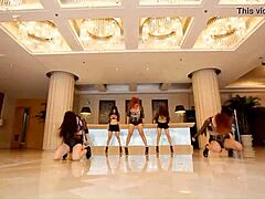 Baile jazz europeo por troupe JINWU en Tokio