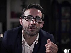 Busty milf confused by perverted group