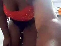 Morena Dancing With Big Ass Babe. Feeling The Rhythm Deeply.