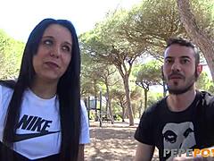 Silvia, you into public sex with sneaky watchers around?