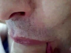 Quick oral action in steamy gay encounter