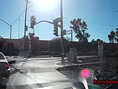 redhead teen gets creampied by monster black cock in car 😏