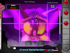 met girl at spunkstock rave and made her wet in hentai game