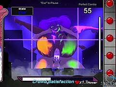 met girl at spunkstock rave and made her wet in hentai game