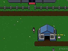 met girl at spunkstock rave and made her wet in hentai game