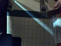 Stroking this big tattooed white dick in the shower