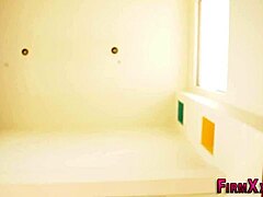 Nailed that busty babe and gave her a facial!