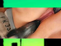 fat emo babe pounds pussy with machine in wild solo pov action.