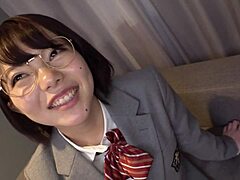 Schoolgirl Gets Creampied By Older Man In Hotel