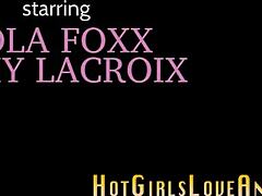 lesbian uses anal beads and rubs her big ass for first time pleasure