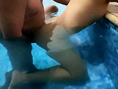 this mature guy invited us to his pool for filming