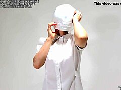 Old Man In Mask For Fetish Play