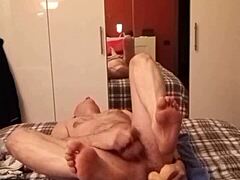 Amateur Gay Enjoys Big Toys Anal