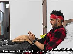 Latina room mate craves big dick! She licks pussy before hardcore muff diving!