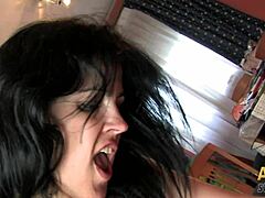 Montse Swinger and Larby in Madrid Group Action