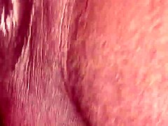 Plump pussy lips spread wide