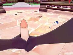 Uncensored Lynette Blowjob In Genshin Impact Anime.