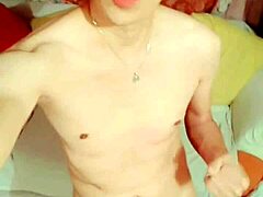 Mexican guy masturbates to monster cock action