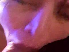 Pamela Pantera delivers an intense pornographic blowjob.