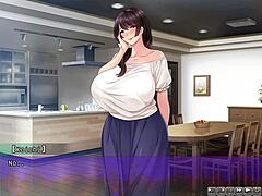 Eng sub and caked with cum in anime NTR game