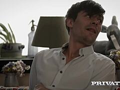 private com - blonde sharon white with big boobs bangs huge boner hard