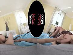 Virtual Taboo Blonde Sucks and Fucks for Homework