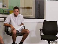 Straight Teen Eaten Out in Wild Gay Pantsless Friday!