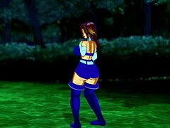 Starfire's unexpected arousal during space mission caught on camera