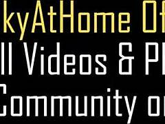 Bikini blonde vicky vette takes a shower outdoors and masturbates her big natural tits.