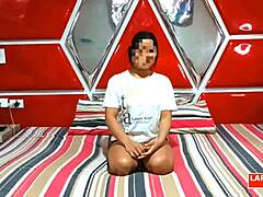 Room casting with Perla, a curvy Venezuelan babe, testing every wild move we crave