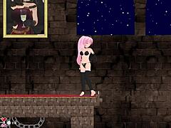 Experience the thrill of futanari gameplay in angelic anime hentai