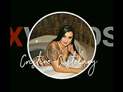 I started with a strip tease and ended with cum in my eyes