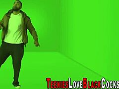 Blonde hottie dares to ride massive BBC