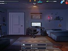 Summer-themed anime visual novel game with interactive elements