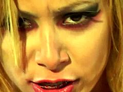 Dirty Blonde Opens Wide for Huge Cum Load