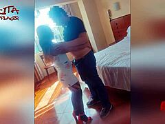 Young Latina Sucking Before Hard Anal